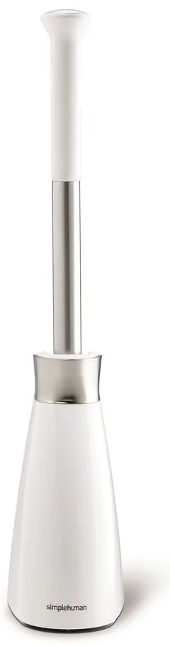 Fehér acél wc-kefe - simplehuman