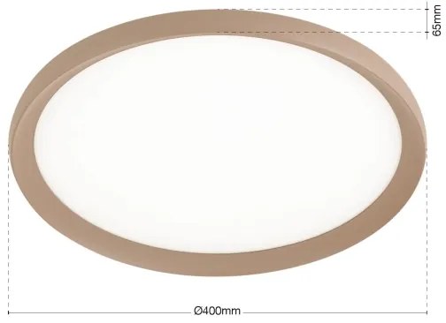 Orion - LED mennyezeti lámpa KANT LED/30W/230V 2700/3200/4000K átm. 40 cm bézs.