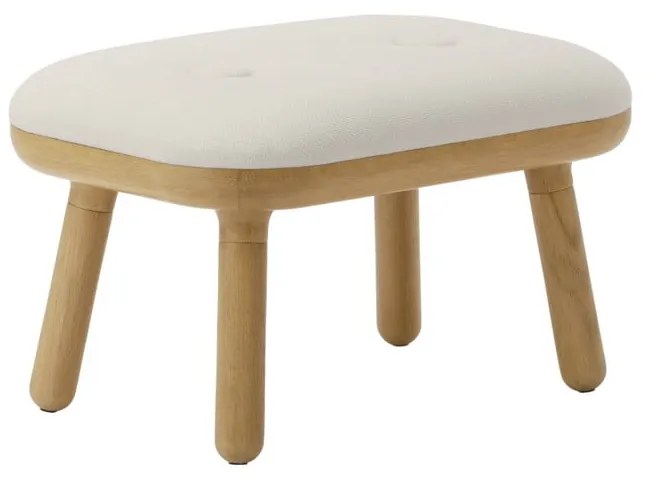 Fehér-natúr színű ülőke Paff Low – UMAGE