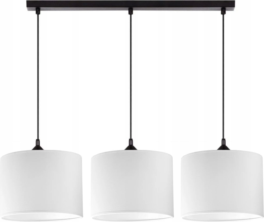 Mennyezeti Lámpa Függeszték Csillár Túlnyúlás Nappaliba E27 Lámpabúra Fehér