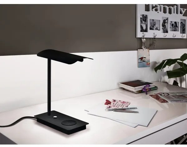 Eglo 99829 - LED Dimmelhető érintős asztali lámpa ARENAZA LED/5,8W/230V fekete