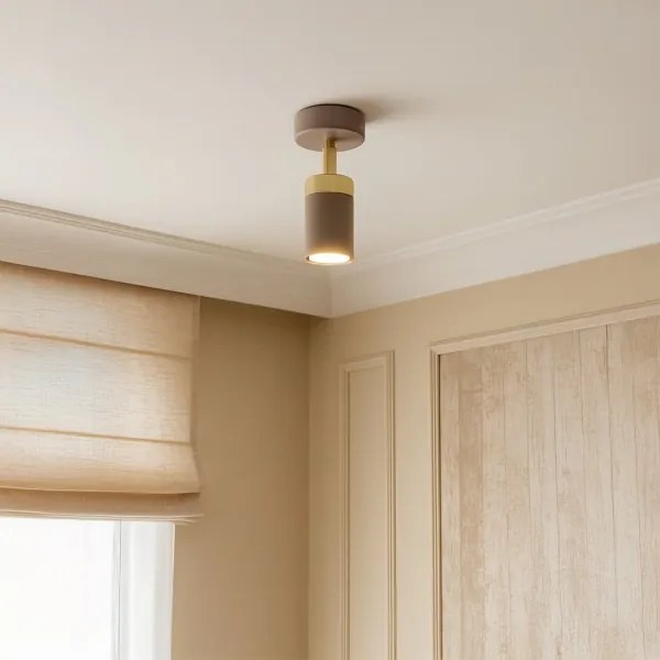 Brilagi - Fali spotlámpa POKER 1xGU10/25W/230V bézs