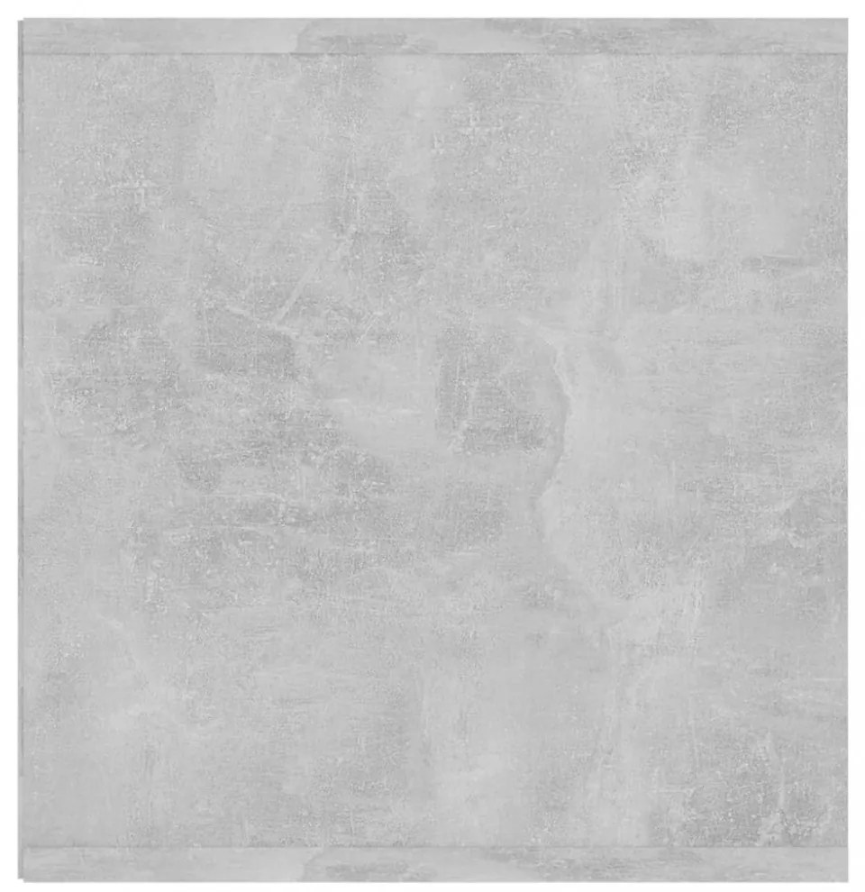 betonszürke szerelt fa TV-szekrény 107 x 35 x 37 cm