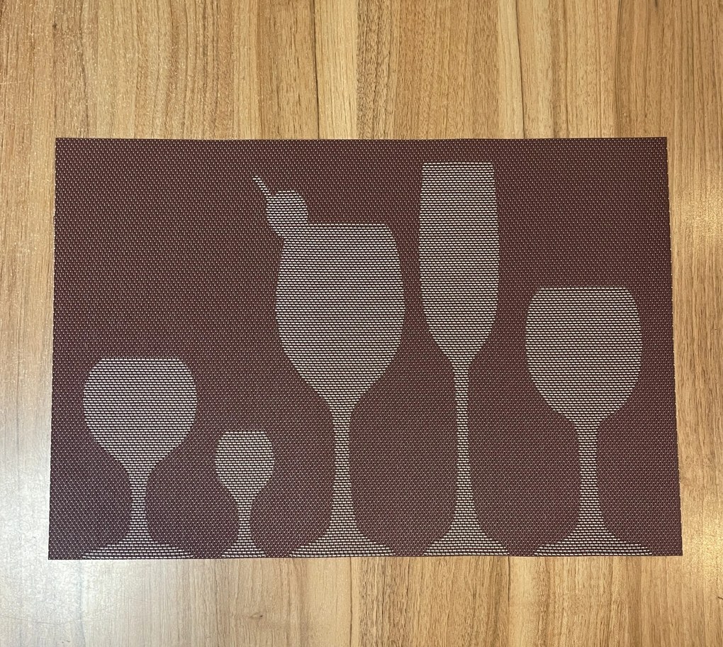 Barna Deluxe asztali szőnyeg food 35x45cm TiaHome