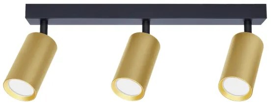 Brilagi - LED dimmelhető spotlámpa SELE GOLDEN 3xGU10/4,8W/230V fekete/arany