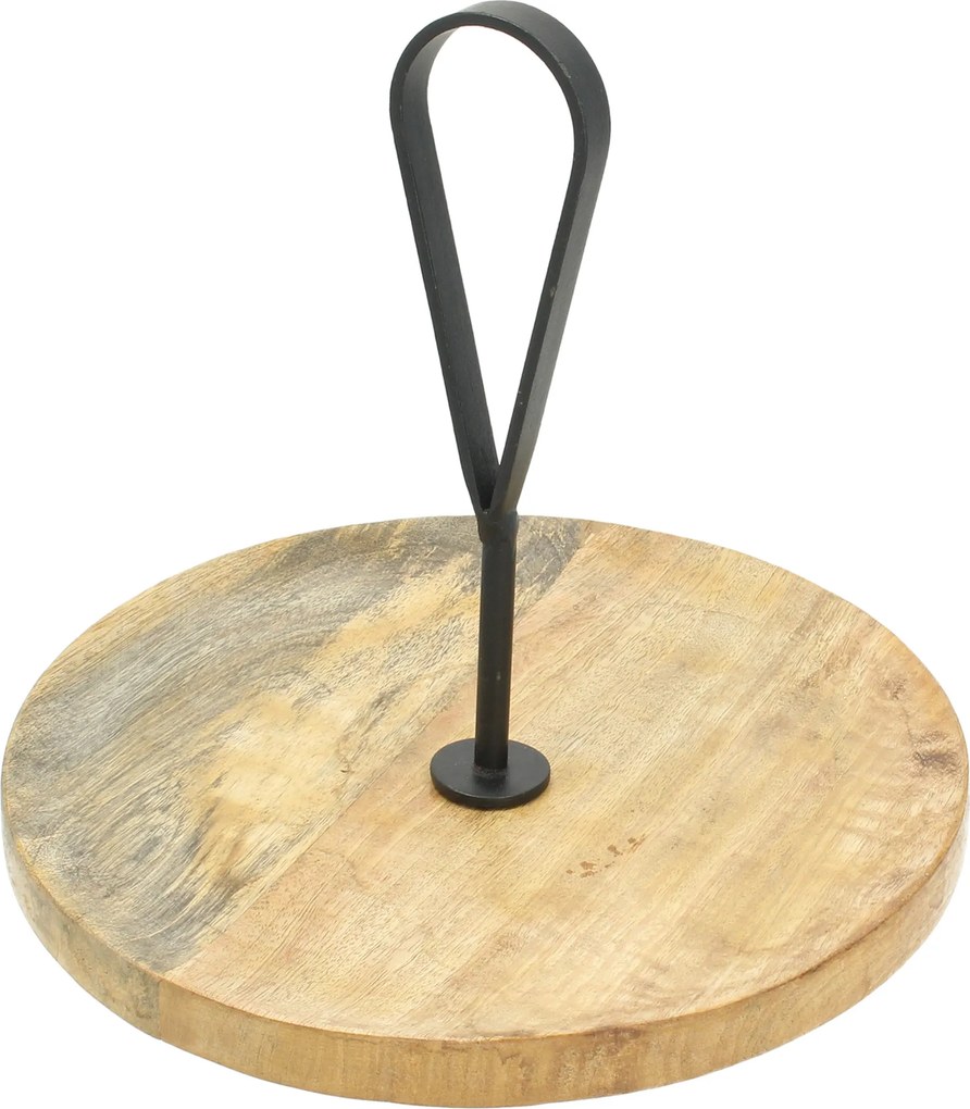 Dekoria Patera Miliare ⌀30cm fekete