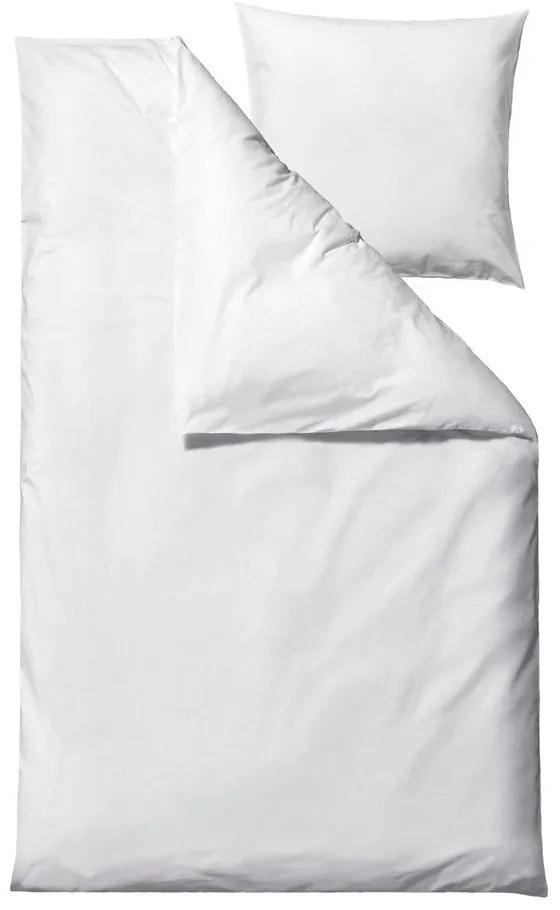 Fehér bio pamut ágyneműhuzat 200x140 cm Wave Optical - Södahl