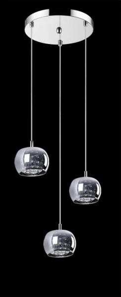 ZUMA LINE P0076-03M-B5FZ CRYSTAL Többágú Függesztett Lámpa Króm G9 IP20
