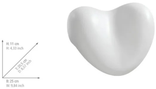 WENKO 18936100-Párna TROPIC 25x20,5 cm fehér