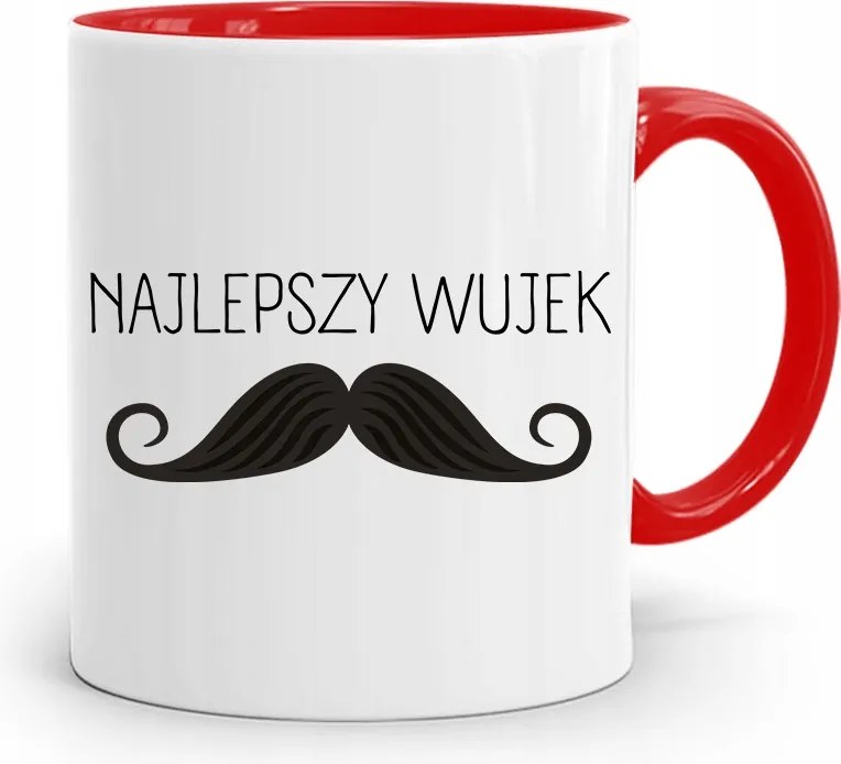 Piros Bögre Ajándék Nagybácsinak Legjobb Nagybácsi nyomott mintával