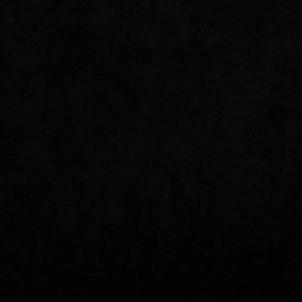 fekete gyerek bársonykanapé 70 x 40 x 24 cm