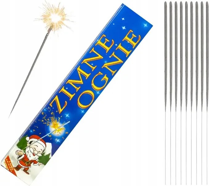 Hideg Tűz 16 cm Szilveszter Újév 10 db