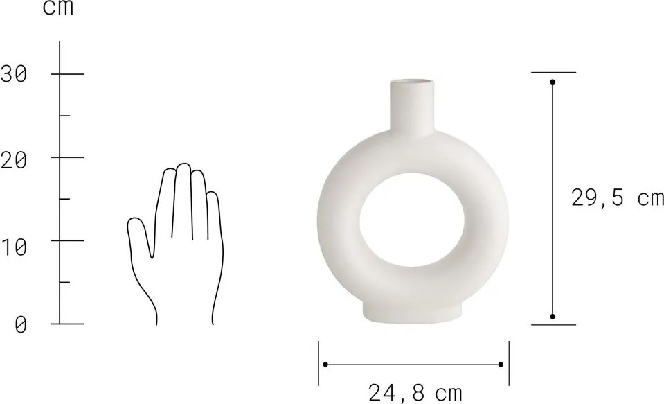 LOOP váza Ø25cm