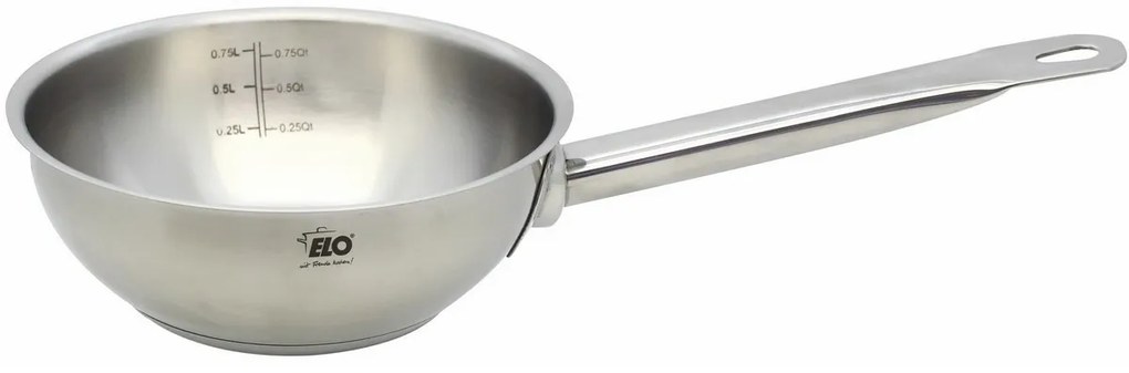 Elo 24716 Profi Cuisine rozsdamentes acél serpenyő16 cm, 0,8 l, 0,8 l