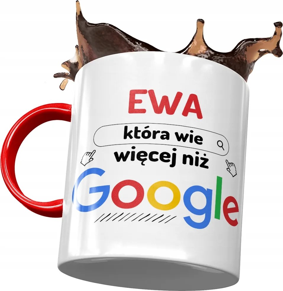 Piros Bögre Éva Barátnő Feleség Ajándék Nyomtatott Fotóval