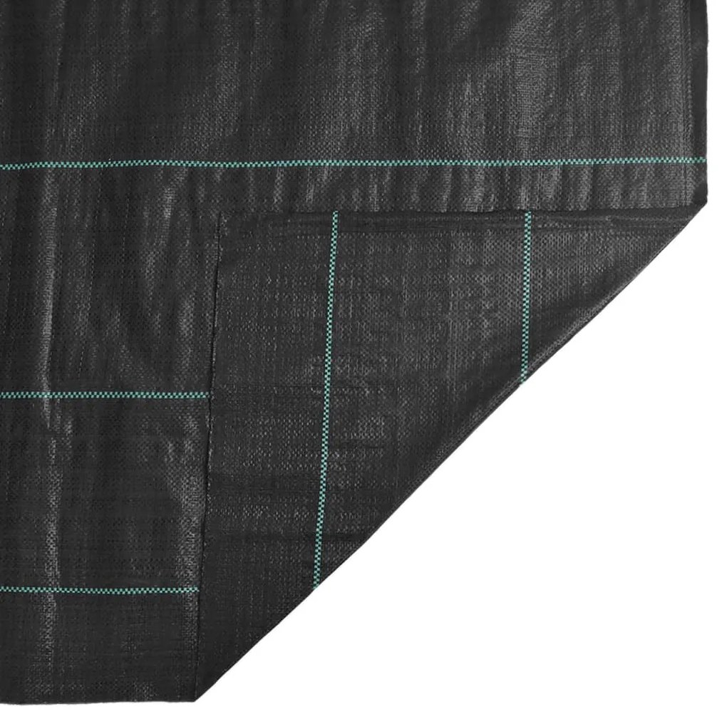 fekete PP talajtakaró membrán 2x10 m