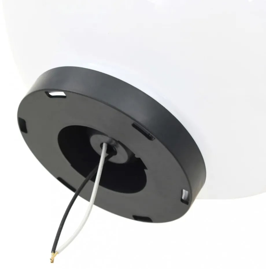 6 db-os LED gömblámpa-szett 20/30/40 cm PMMA