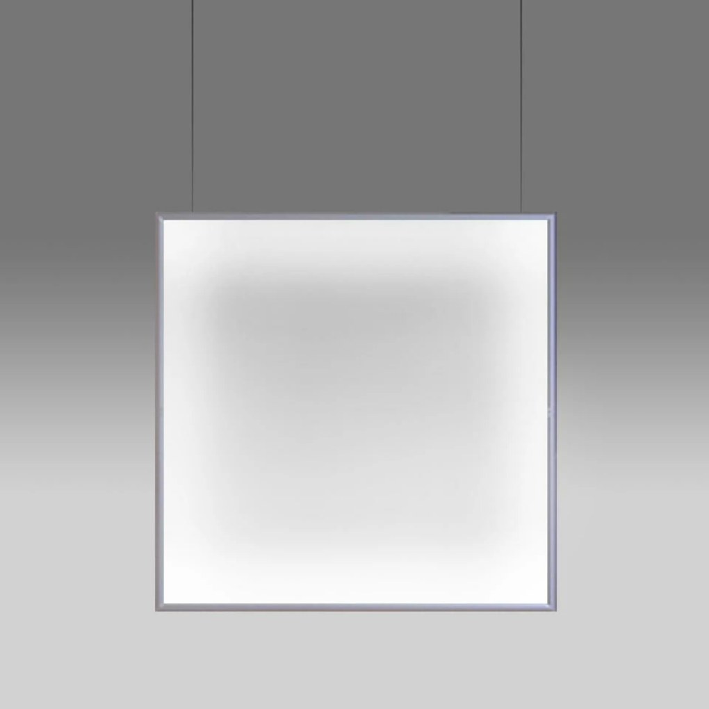 Artemide Discovery Space négyzet alakú Led függeszték alumínium 90x90 cm