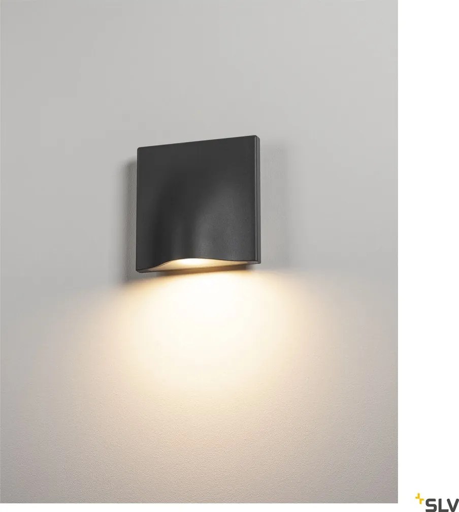 SLV 1002504 VILUA Modern Kültéri Fali Lámpa Antracit LED IP54
