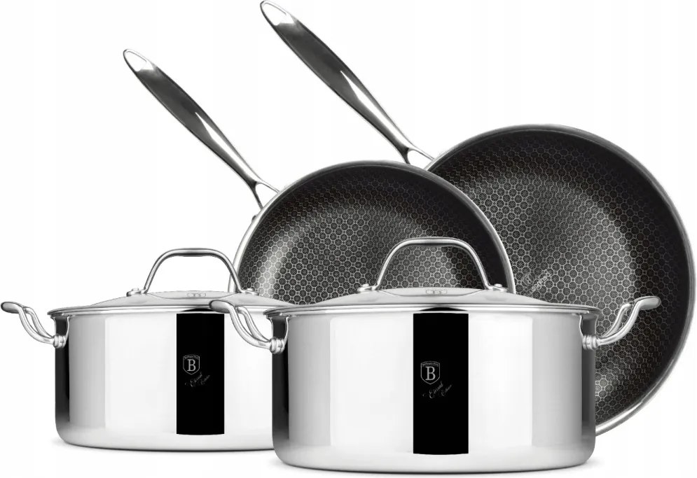 Edény- és serpenyőkészlet 6 db-os BerlingerHaus Eternal Collection BH-8517