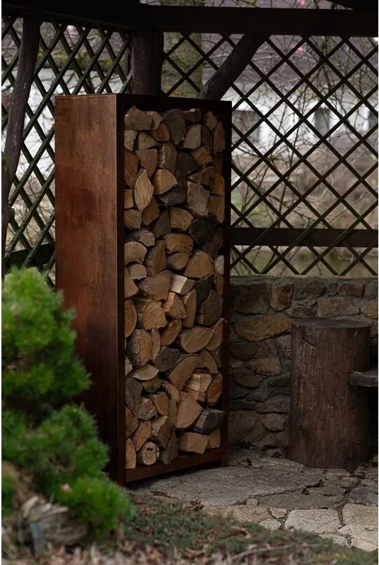 Stora Kerti fáskamra 180 x 90 x 40 cm, corten CORGARDEN 1034