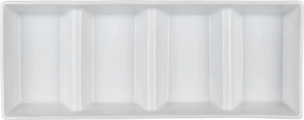 Banquet BIANCA porcelán tálaló tál, 33,7 x 13,7 x 3,6 cm