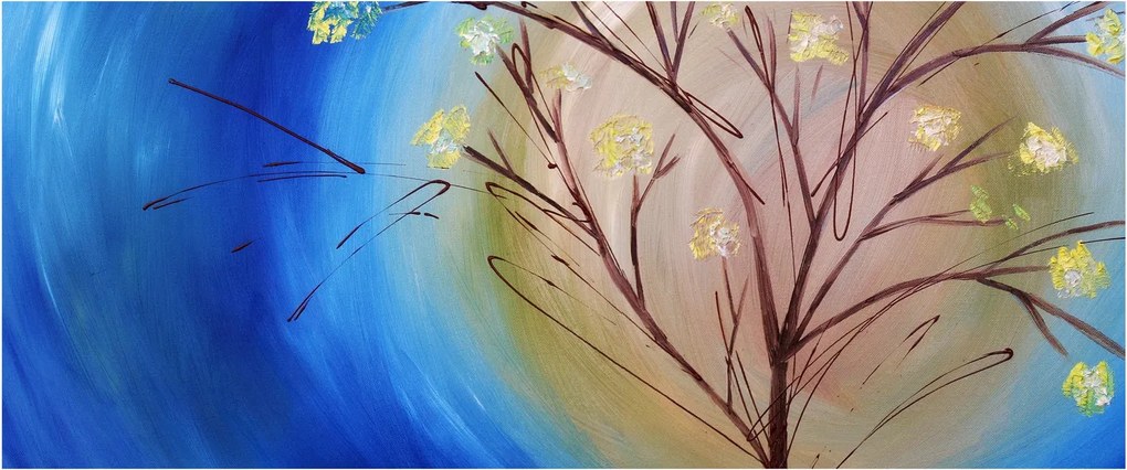 Kép - Napot eltakaró fa (120x50 cm)
