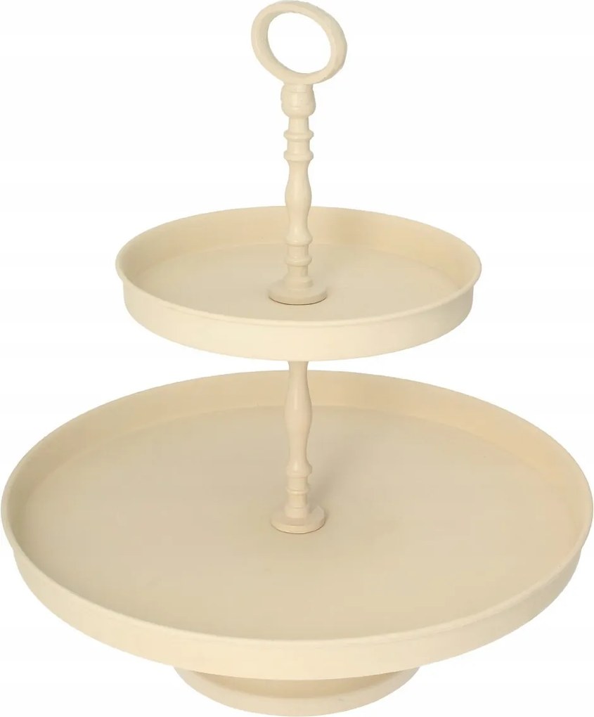 Dekoria Patera Biscotti 36x41cm krémszínű