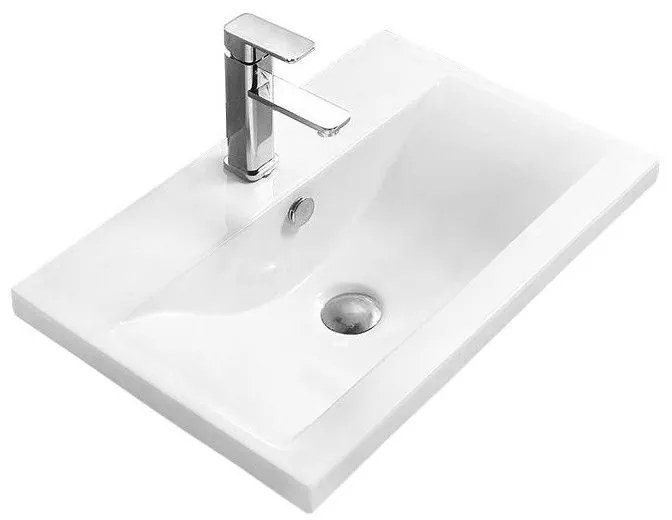 Mexen Emma pultba süllyesztett mosdó 51 x 39 cm, fehér - 25055100