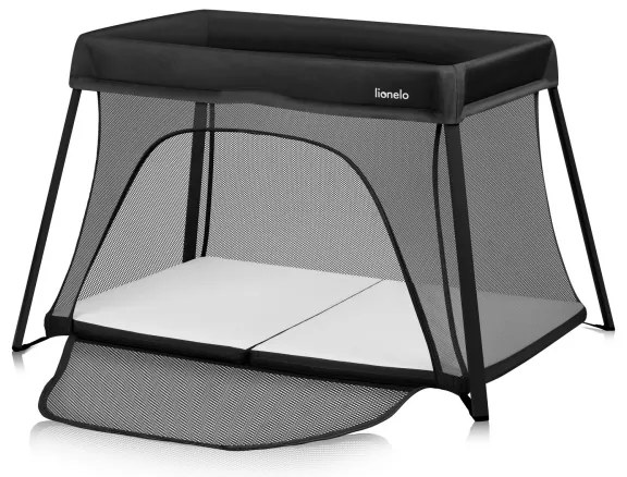 Lionelo - ALICE utazóágy 3 az 1-ben, fekete