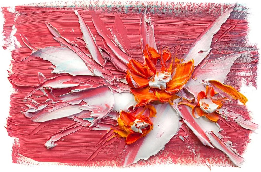 Fotótapéta - Olajvirágok (152,5x104 cm)