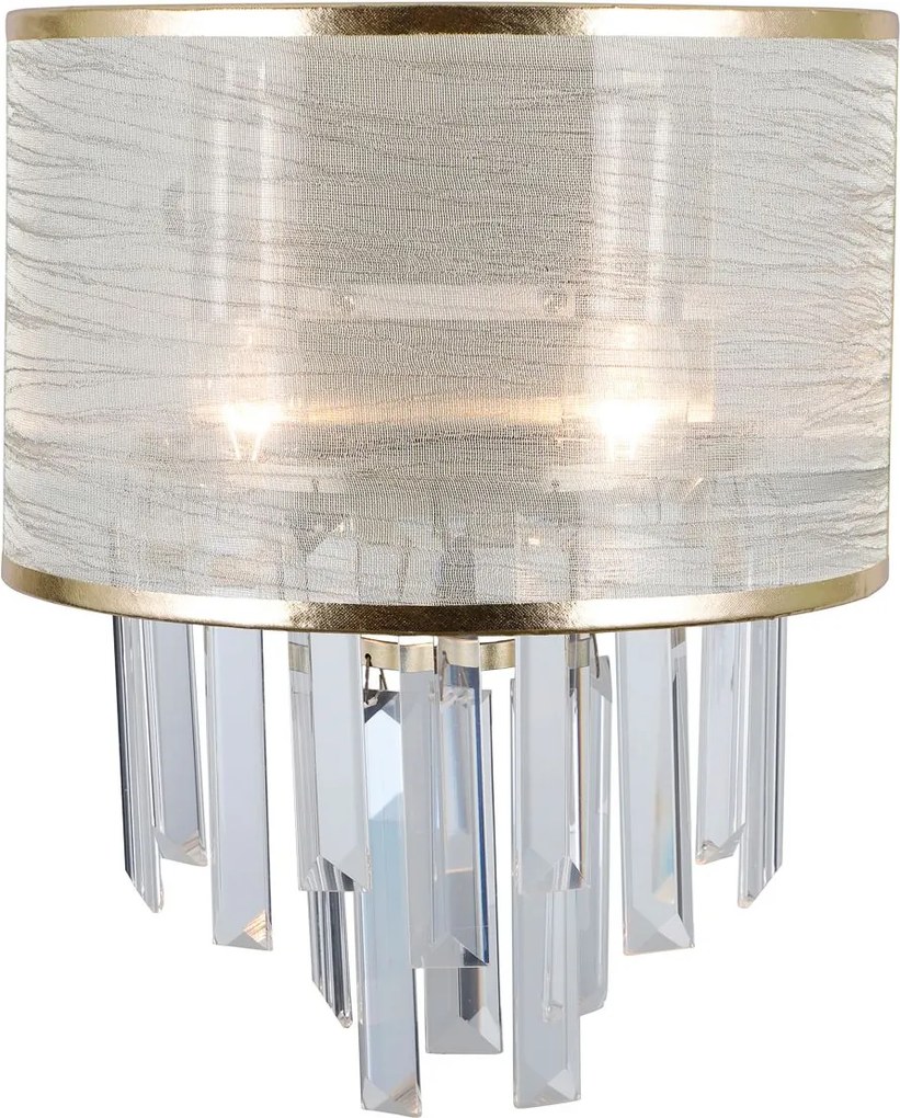 Italux glamour modern fali lámpa torreia antik sárgaréz itxwl-45660-2