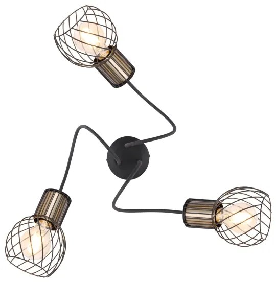 Globo 54013-3 - Csillár ARGUSTO 3xE27/40W/230V