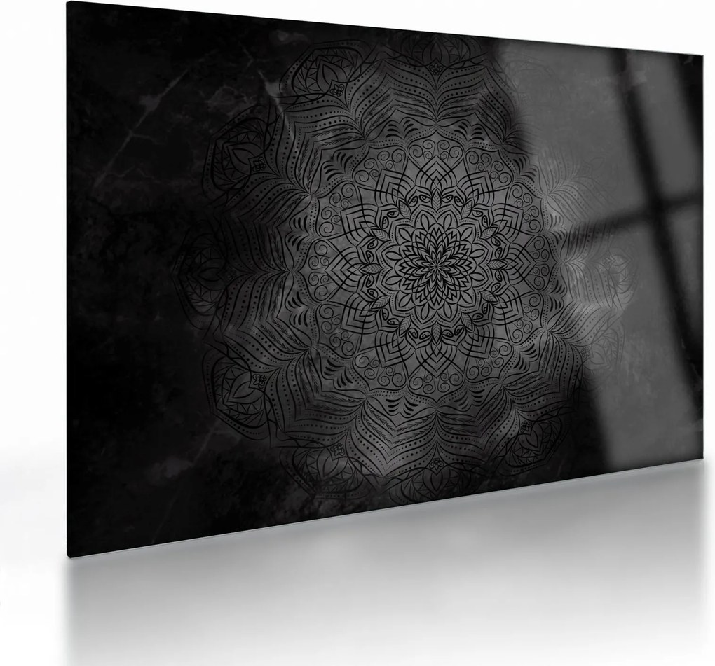 Kép - Misztikus mandala (üvegen) (70x50 cm)