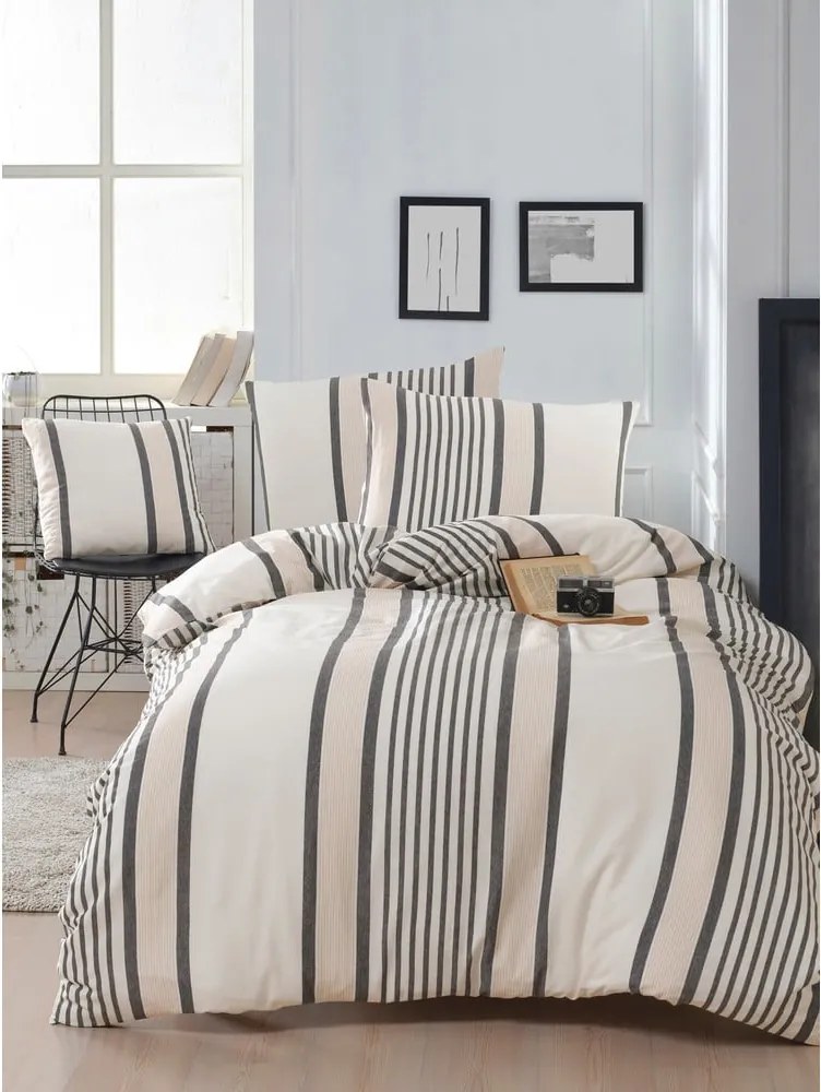 Bézs egyszemélyes ágyneműhuzat 140x200 cm Astana – Mijolnir