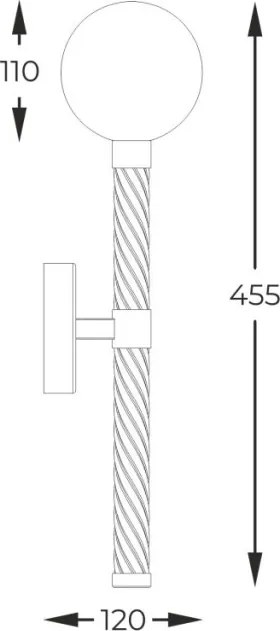 Zuma Line MIDA W0583-01A-2GHF Függőlámpa 1x6W/G9 IP20