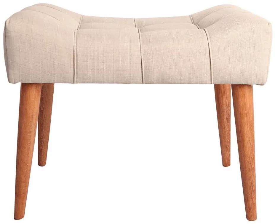 Puff LUMI 40x58 cm krémszínű