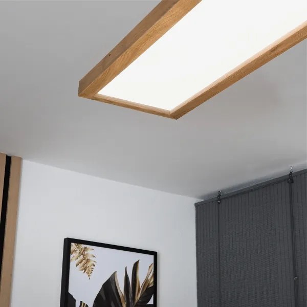 Brilagi - LED fürdőszobai lámpatest WOODY FRAME LED/40W/230V 120x30 cm IP44 tölgy