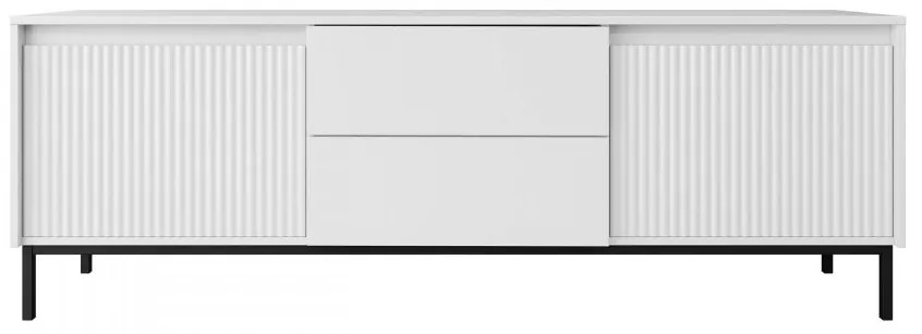 TV szekrény Somkera 2K2SZ (fehér + fekete)  . 1106260
