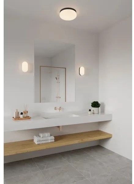 Nordlux - Fürdőszobai mennyezeti lámpa FOAM 2xE27/55W/230V IP44 fekete