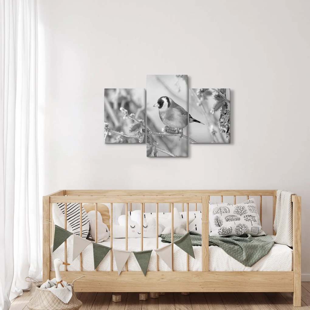 Kép - Egy madár télen (90x60 cm)