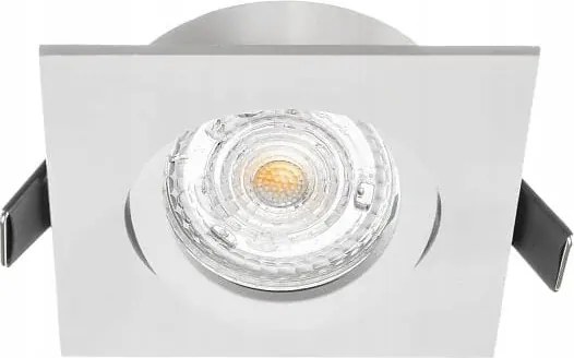 Süllyesztett spot lámpatest mozgatható fehér négyzet alakú szem Eko-Light