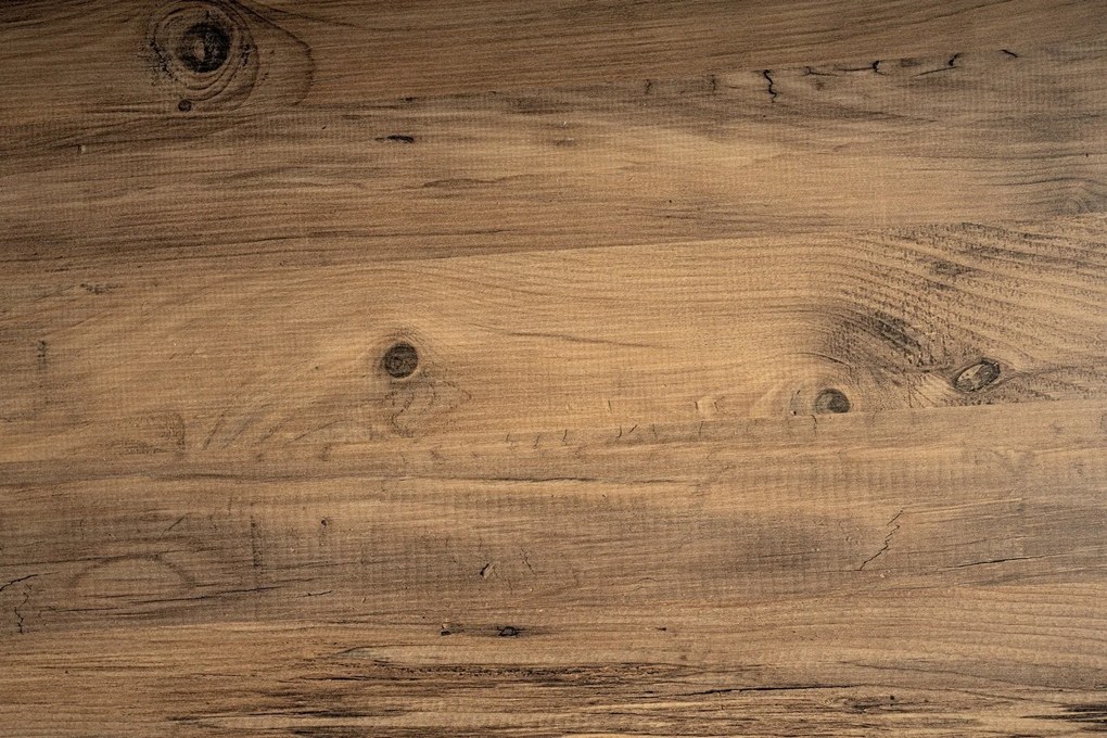 Íróasztal Twin Study Desk - Atlantic Pine, Fekete
