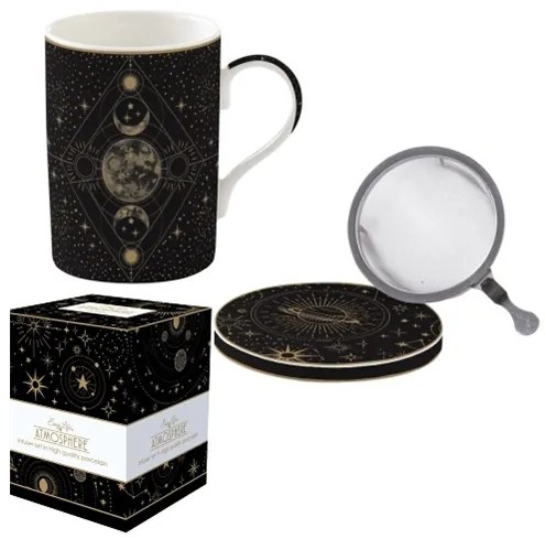 Porcelán teás bögre szűrővel Coffee Mania Celestial