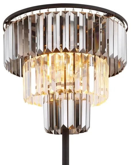 Globo 15695S - Állólámpa NAXIS 3xE27/40W/230V átm. 40 cm fekete