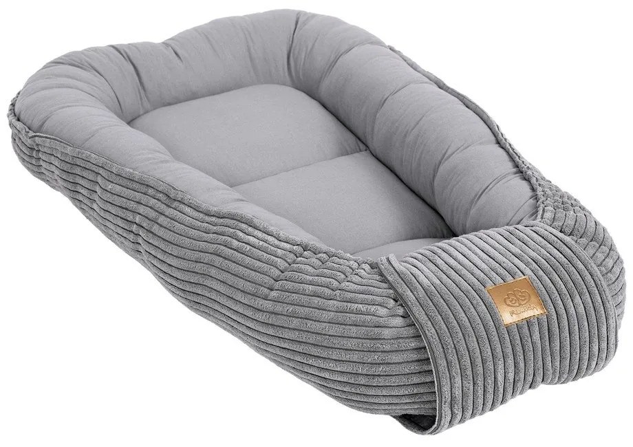 Szürke babafészek 55x83 cm – Meowbaby