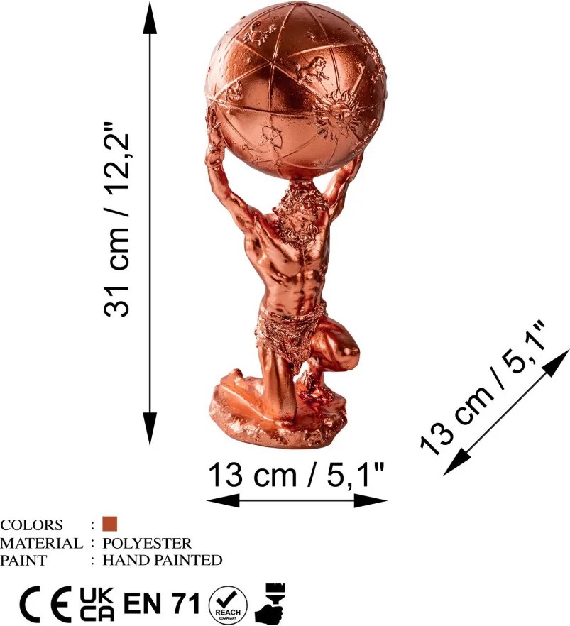 Dísztárgy, 13 cm – Yak-039-A