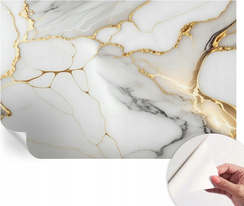 Modern öntapadós fotótapéta Mosható márvány elegancia 104x70 cm