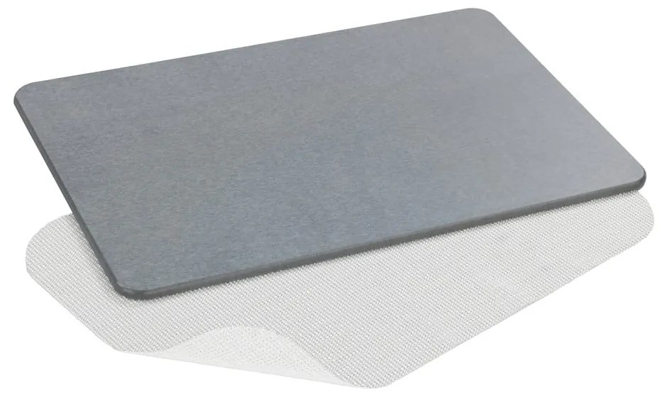 Szürke kovaföld fürdőszobai kilépő 39x60 cm Simi – Wenko