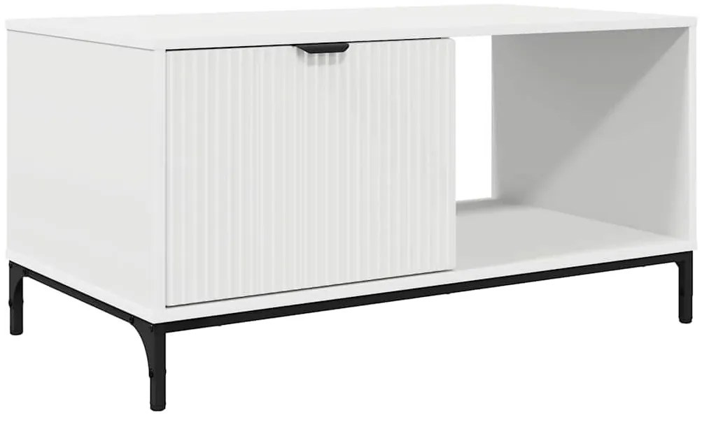 Dohányzóasztal Fehér 90 x 49 x 46 cm Faanyag